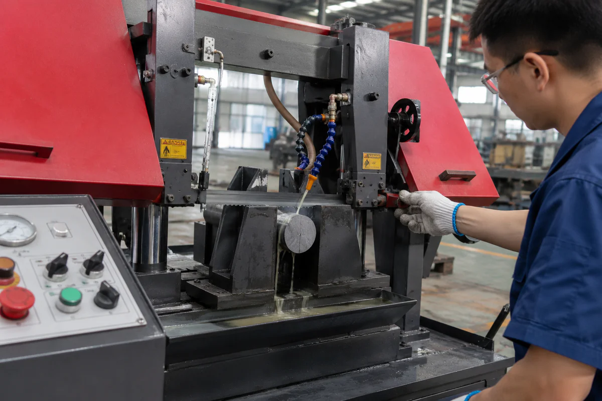 Band saw blade life and cutting cost