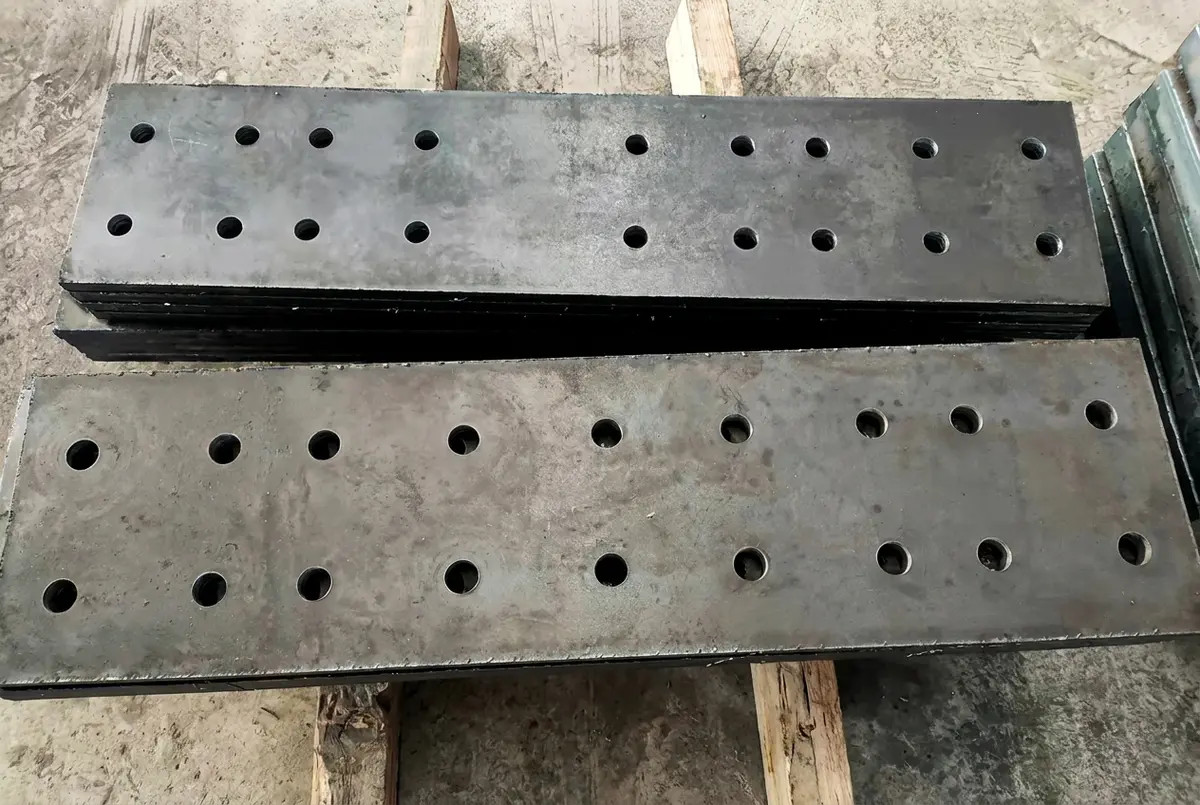 CNC drilling of bridge connection plates
