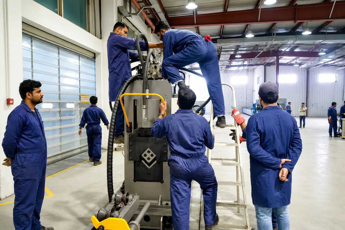 On-site installation support