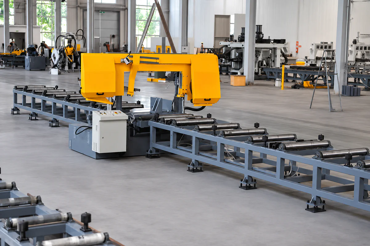 Automatic feeding band saw machine