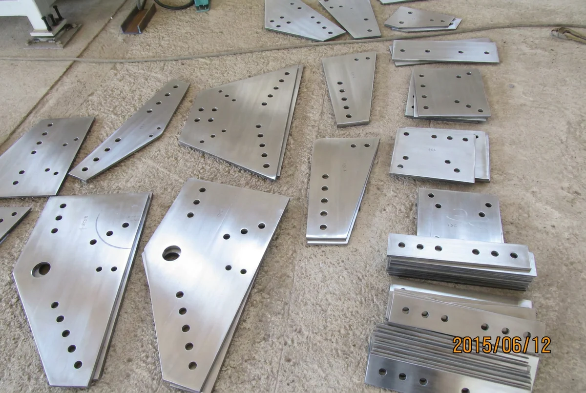 CNC drilling of transmission tower plates