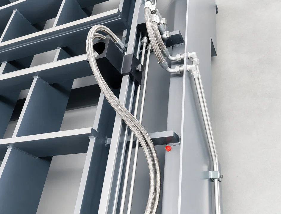 Coolant flow, chip evacuation and chip conveyor area during drilling