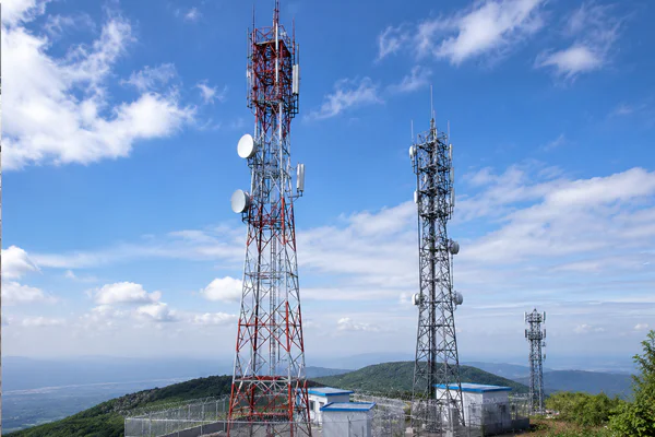 Communication tower steel structure