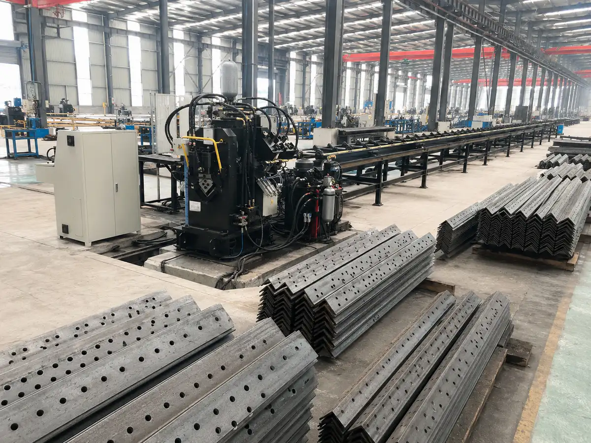 Integrated CNC angle line processing