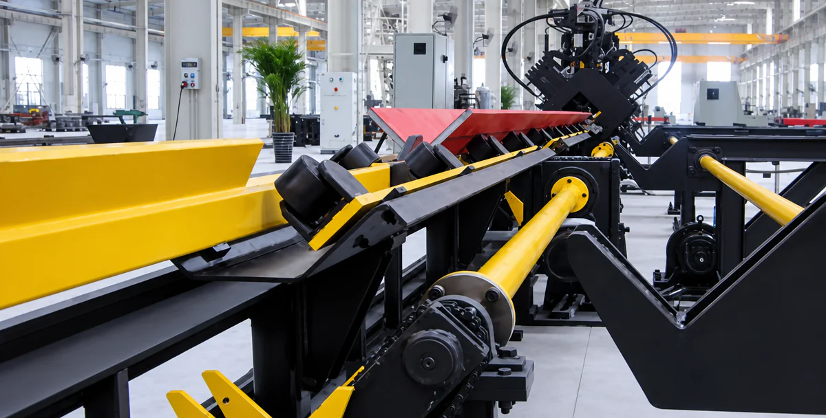 CNC Angle Line - Material Loading