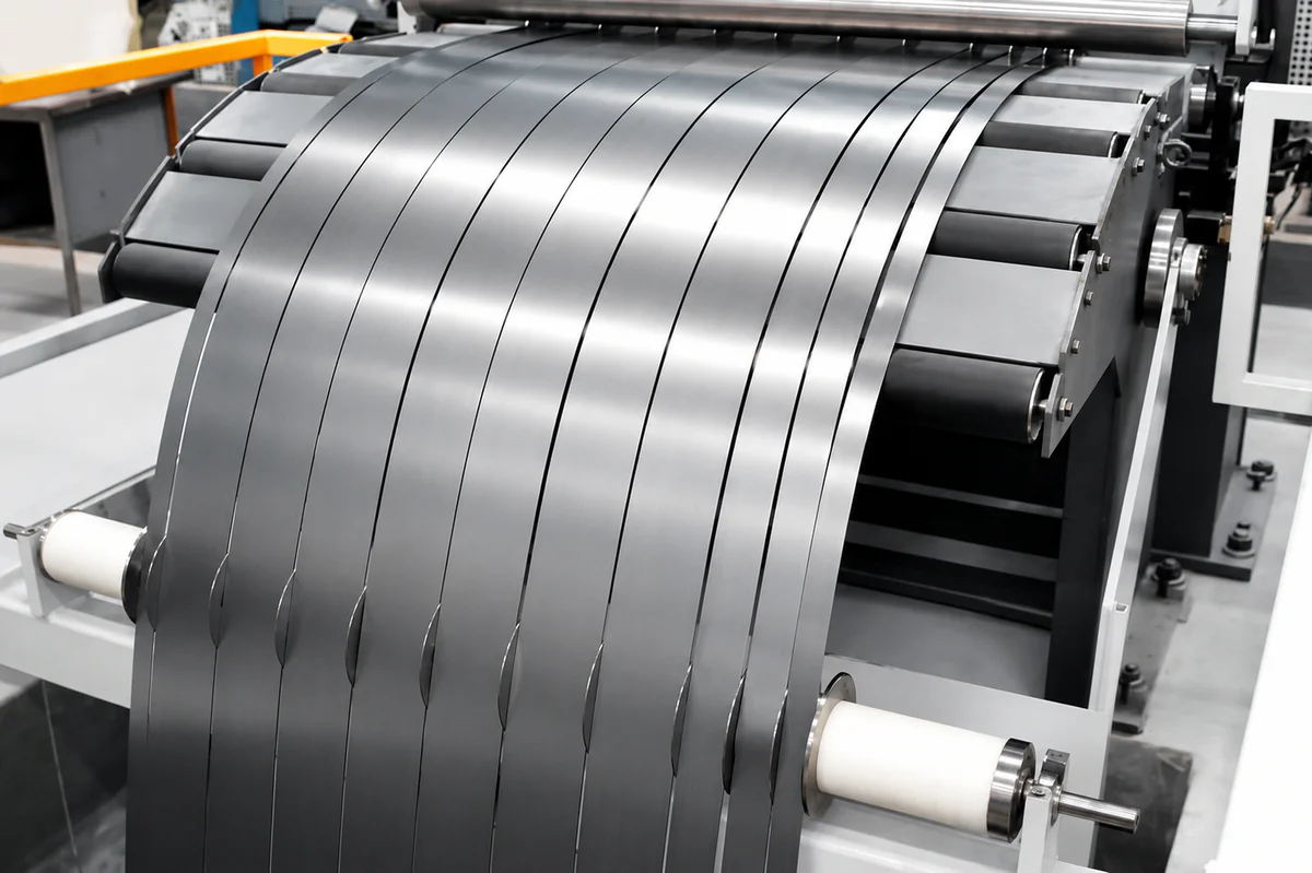 Electrical silicon steel coil slitting