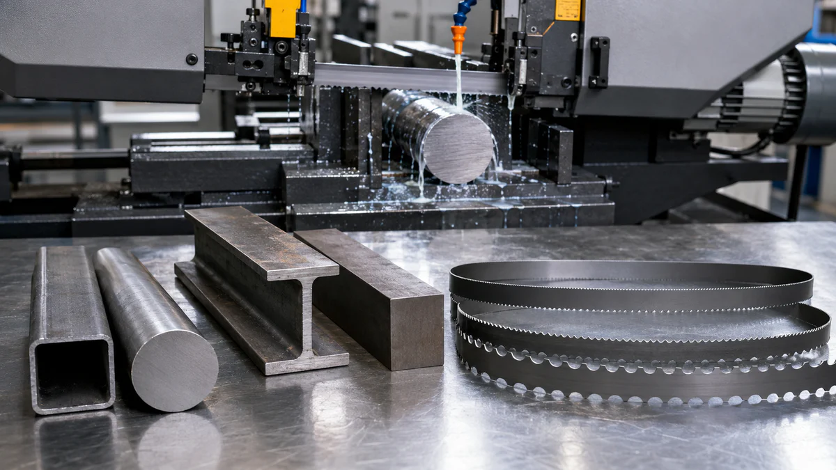 New band saw blade break-in process