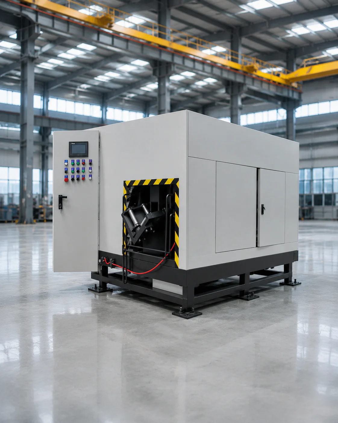 Angle steel heel milling machine for transmission tower and steel structure production
