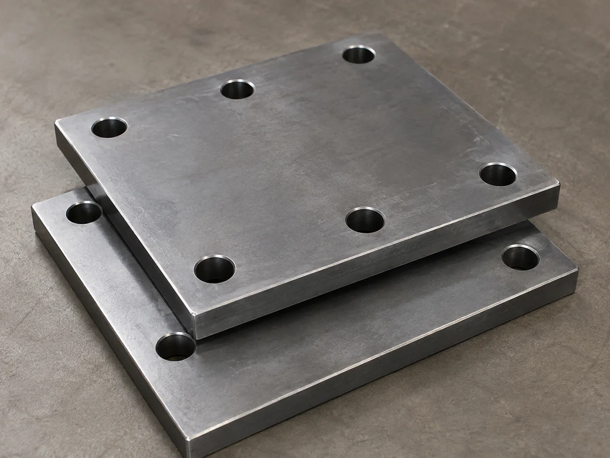 Base plates with accurate hole positions for assembly