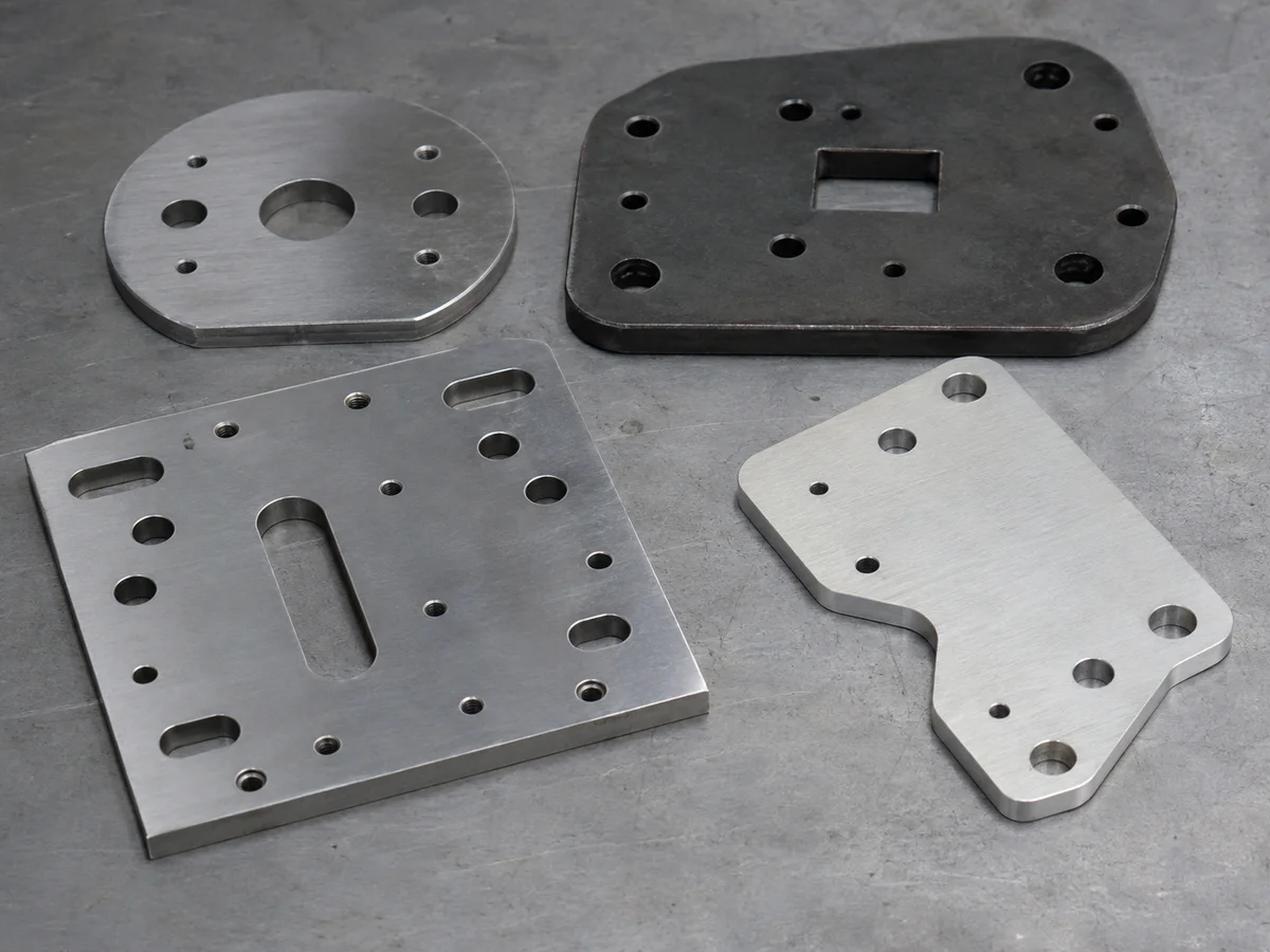 Carbon steel, stainless steel and aluminum plates