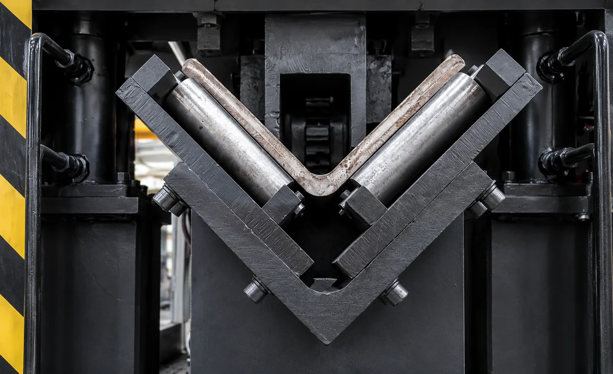 Pressing and positioning adjustment for different angle specs