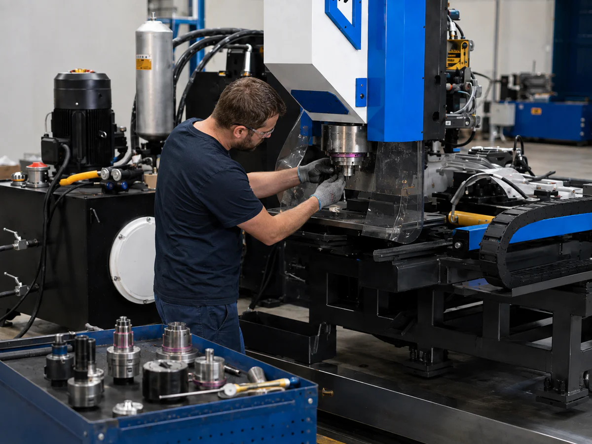 Spare punches and dies as wear parts