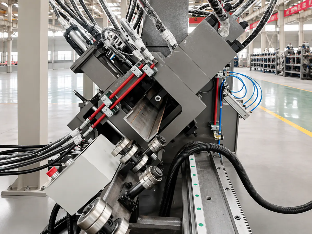 Channel steel punching line with clearly defined operation steps for consistent output across shifts