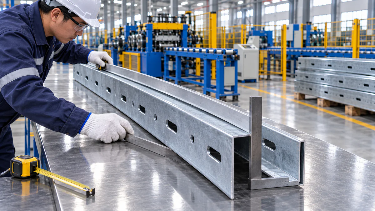 Inspecting straightness and twist